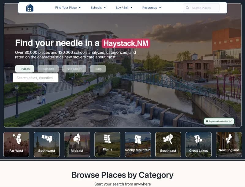 First and Sold website during its programmatic SEO growth